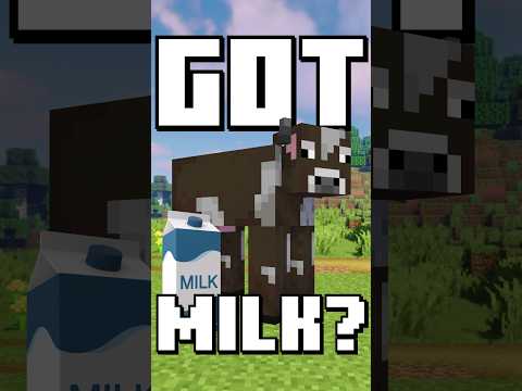 Minecraft’s Cows are Legen-DAIRY 🐮! #shorts