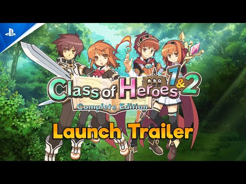Class of Heroes 1 & 2: Complete Edition – Launch Trailer | PS5 Games