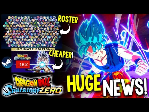 HUGE Dragon Ball Sparking Zero UPDATE – New Game Modes, FULL Roster, Play the Game EARLY and CHEAPER