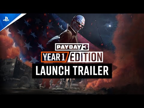 Payday 3 – Year 1 Edition Launch Trailer | PS5 Games