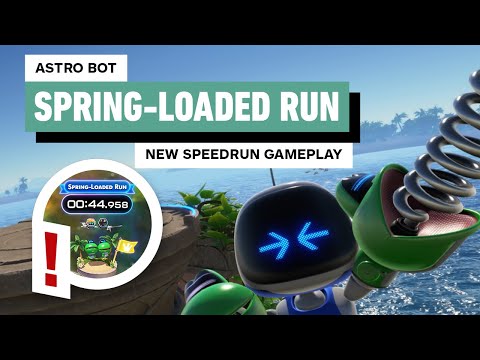 Astro Bot: Spring-Loaded Run Gameplay (44.958 Speedrun)