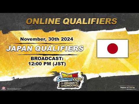 DRAGON BALL: Sparking! ZERO – THE DRAMATIC SHOWDOWN – JAPAN ONLINE QUALIFIERS