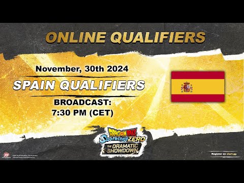 DRAGON BALL: Sparking! ZERO – THE DRAMATIC SHOWDOWN – SPAIN ONLINE QUALIFIERS