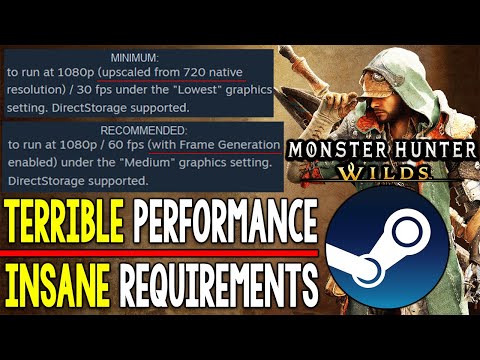 The BIG Problem with Monster Hunter Wilds on PC – TERRIBLE Performance, INSANE System Requirements