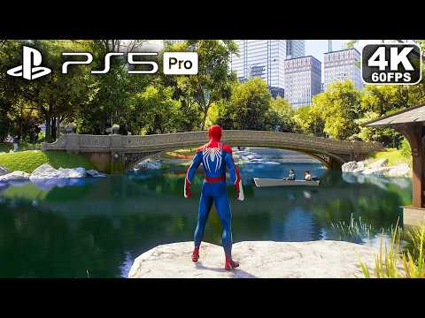 Spider-Man 2 PS5 PRO Free Roam Gameplay 4K 60FPS