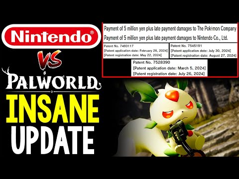 HUGE Nintendo VS Palworld and Pocket Pair UPDATE! This is Absolutely INSANE