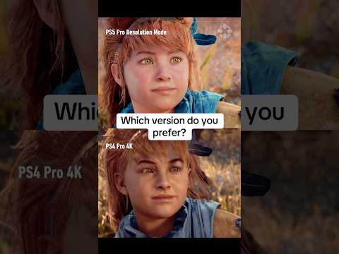 Horizon: Zero Dawn Remastered on PS5 Pro vs the original on PS4 Pro