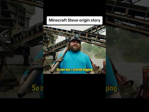 Minecraft Steve’s origin story in the movie! #minecraft #steve #lore #minecraftmovie #jackblack