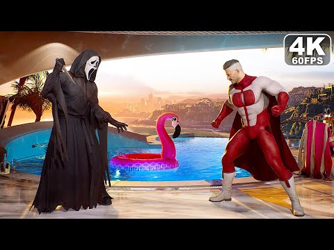 Mortal Kombat 1 Ghostface Vs Omni Man Gameplay MK1