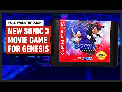 Sonic the Hedgehog 3 Move Game (2024) FULL SEGA GENESIS WALKTHROUGH