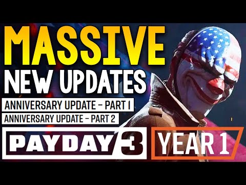 This MASSIVE New PAYDAY 3 Update is Game Changing! PAYDAY 3 YEAR 1 Update