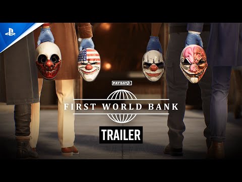 Payday 3 – First World Bank Launch Trailer | PS5 Games