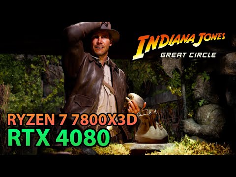 Indiana Jones and the Great Circle 4K / Supreme Settings Benchmark | Ryzen 7800X3D + Nvidia RTX 4080