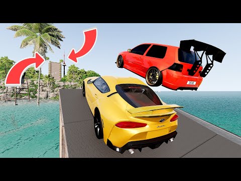 Big High Ramp Jumps – Sports Lux Car Crashes Challenge #4 BeamNG Drive