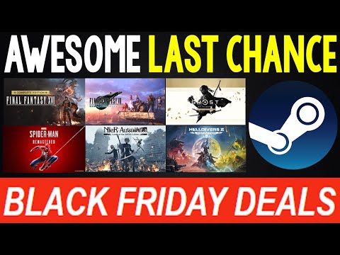 AWESOME LAST CHANCE BLACK FRIDAY STEAM PC GAME DEALS!