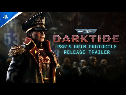 Warhammer 40,000: Darktide – PlayStation & Grim Protocols Launch Trailer | PS5 Games