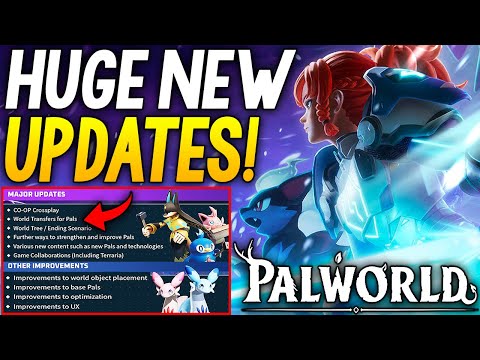 HUGE NEW PALWORLD UPDATES! 2025 Content ROADMAP, More CROSSOVERS + More Palworld News 2025