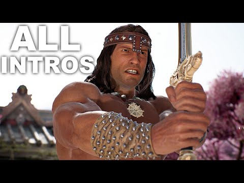 Mortal Kombat 1 Conan The Barbarian All Intros MK1