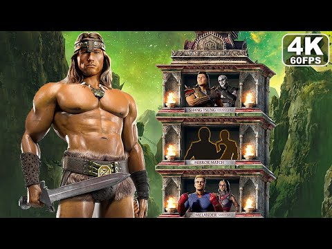 Mortal Kombat 1 Conan The Barbarian Klassic Tower Gameplay MK1