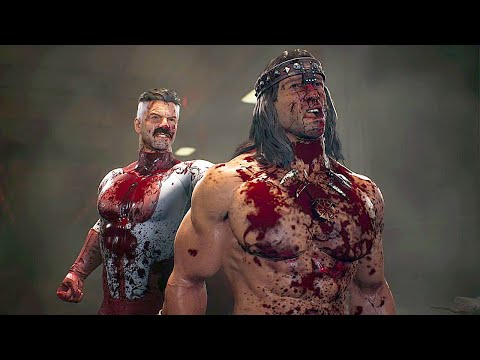 Mortal Kombat 1 Conan Vs Omni-Man Gameplay MK1