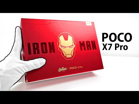 The Iron Man Smartphone Unboxing (POCO X7 Pro) + Gaming Test