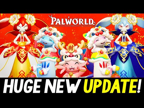 HUGE Palworld UPDATE – New Content, FREE SKINS + More Palworld News!