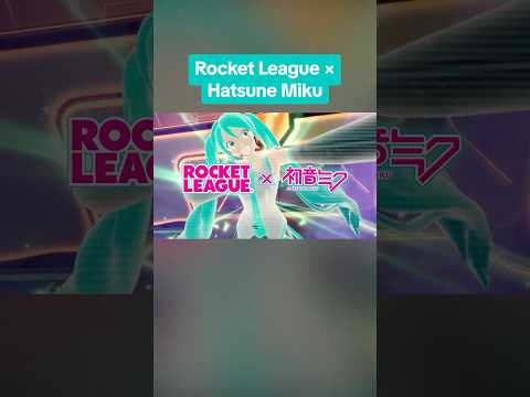 Hatsune Miku is taking over Rocket League with rewards and more! #rocketleague #hatsunemiku #gaming