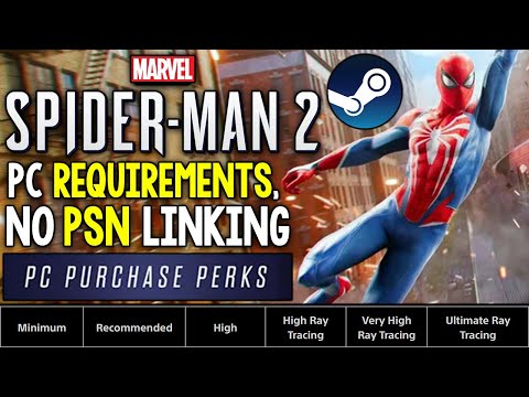 MARVEL’S SPIDER MAN 2 FULL PC DETAILS REVEALED – SYSTEM REQUIREMENTS, NO PSN ACCOUNT LINKING + MORE!