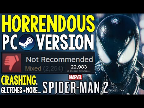 Marvel’s Spider-Man 2 is ABSOLUTELY HORRENDOUS on PC – Nonstop Crashes, Bugs, Bad Performance + More