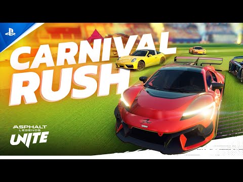 Asphalt Legends Unite – Carnival Rush Season Trailer | PS5 & PS4 Games