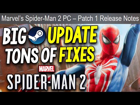 Big Marvel’s Spider-Man 2 PC Patch OUT RIGHT NOW – TONS of Fixes, Updates and MORE!