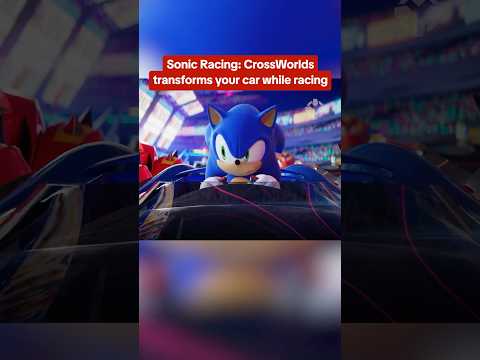 You can race across land, sea, and air in Sonic Racing: CrossWorlds! #sonic #sonicracing #racing