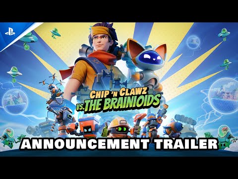 Chip ‘n Clawz vs. The Brainioids – Announcement Trailer | PS5 Games