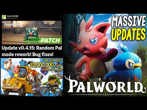 NEW PALWORLD UPDATES! Over 32 Million Players, New Update with MAJOR Bug Fixes + More Palworld News