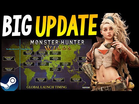 BIG Monster Hunter Wilds UPDATE! Pre-Load Start Times and Full Launch Details