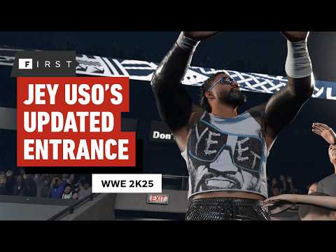 WWE 2K25: Jey Uso Crowd Entrance – IGN First