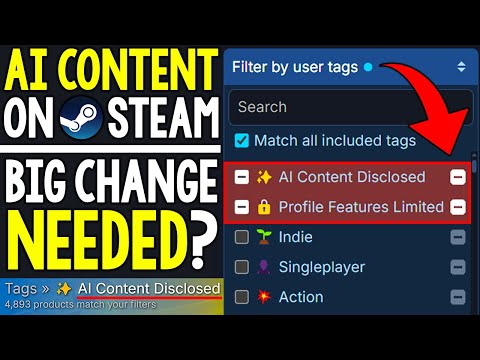 AI Content on STEAM – Does Steam Need to Make a BIG CHANGE?