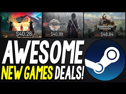 ABSOLUTELY AWESOME STEAM PC GAME DEALS ON GAMES THAT JUST CAME OUT!