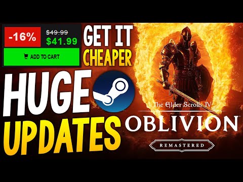 Oblivion Remastered PC – GET IT CHEAPER RIGHT NOW, FULL System Requirements, Deck VERIFIED + MORE