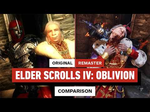 Elder Scrolls Oblivion Remaster vs. Original Graphics Comparison