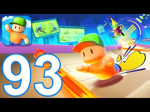 Stumble Guys – Gameplay Walkthrough Part 93 – Laser Slide (iOS, Android)