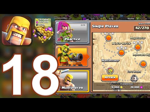 Clash of Clans – Gameplay Walkthrough Part 18 – Single Player (iOS, Android)