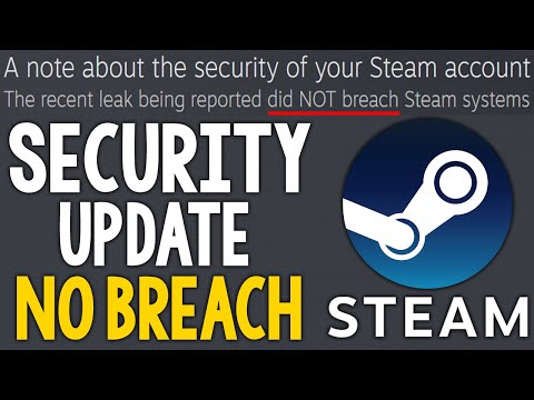 Big STEAM Security UPDATE – BREACH DID NOT HAPPEN!