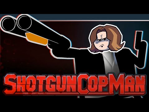 Shotgun Cop Man, Car Door Hook Hand