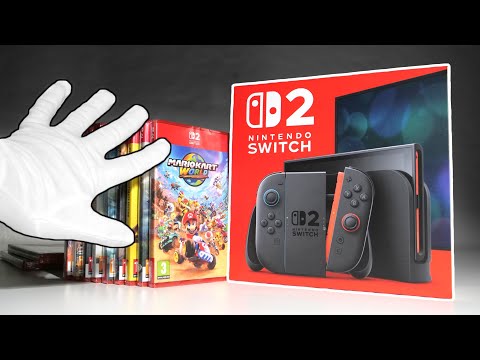 Ultimate NINTENDO SWITCH 2 Unboxing (Consoles, Pro Controller, Mario Kart World)