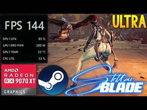 Stellar Blade RX 9070 XT PC Gameplay – ULTRA PC Performance