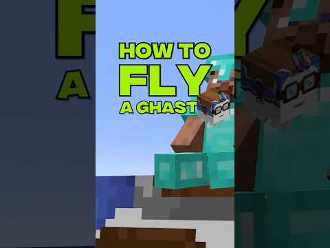 How To Fly On A Ghast in Minecraft