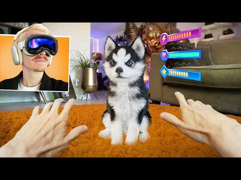 This Apple Vision Pro AR Pet Simulator Lets You Adopt A Virtual Puppy