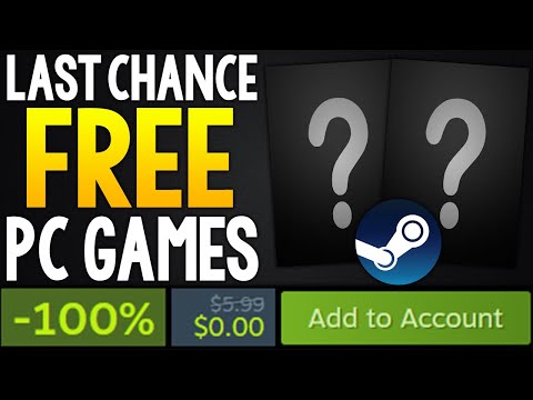 LAST CHANCE TO GET 2 STEAM PC GAMES FREE FOREVER + GREAT STEAM GAME DEALS!