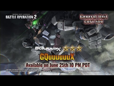 MOBILE SUIT GUNDAM BATTLE OPERATION 2 – QGuuuuuuX